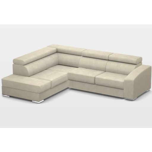 Flexoo sarokgarnitúra 226 cm X 293 cm - balos (funkciók nélkül)