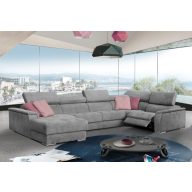   Flexoo U-form elektromos relax sarokkanapé - 170 cm X 377 X 212 cm - balos