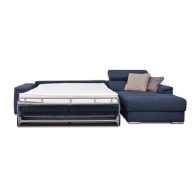   Flexoo ágyazható (Nova 160) sarokgarnitúra 309 cm X 170 cm - nyitható tárolóval - jobbos