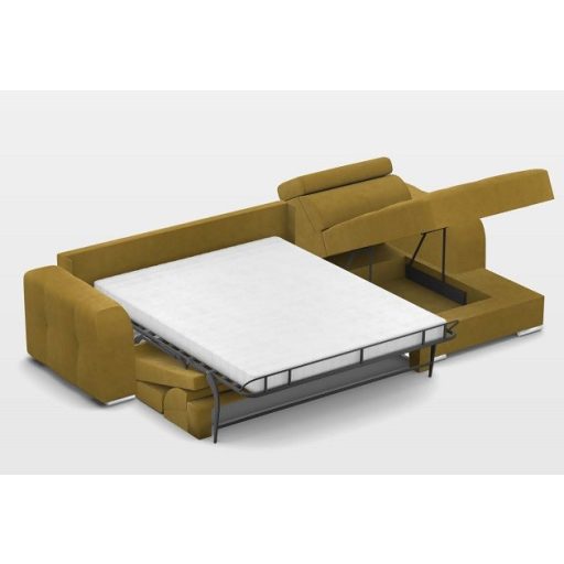Flexoo ágyazható (Nova 140) sarokgarnitúra 288 cm X 170 cm - nyitható tárolóval -jobbos