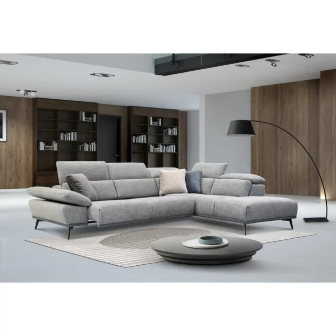 Foro sarok ülőgarnitúra 301 cm X 226 cm - motorosan mélyíthető ülőfelülettel - jobbos