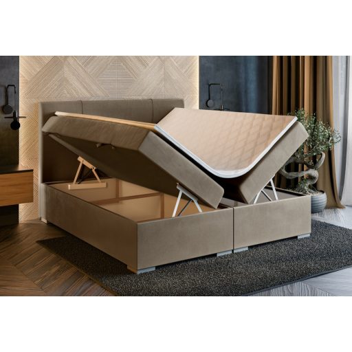 Gaya kontinentális ágy ágyneműtartóval 120 X 200