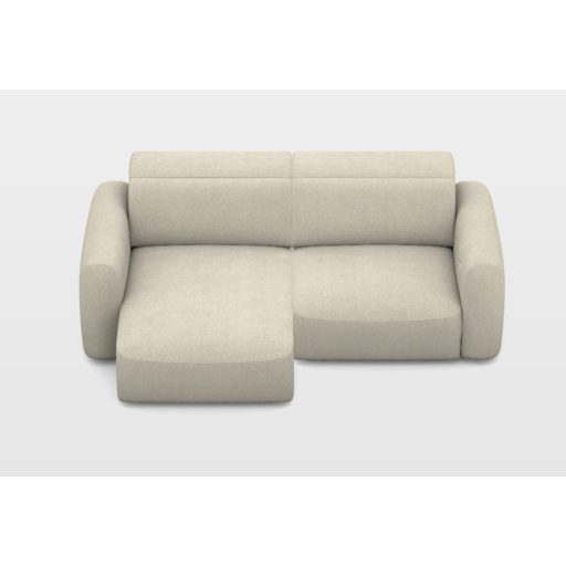 Gizo mini sarokkanapé elektromosan mélyíthető ülőfelülettel 159 cm x 242 cm - balos - 