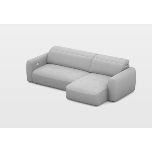 Gizo sarokkanapé elektromosan mélyíthető ülőfelülettel 272 cm x 159 cm - jobbos - 