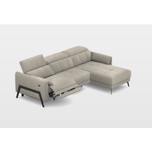 Glado dupla elektromos relax sarokgarnitúra 260 cm X 170 cm - jobbos