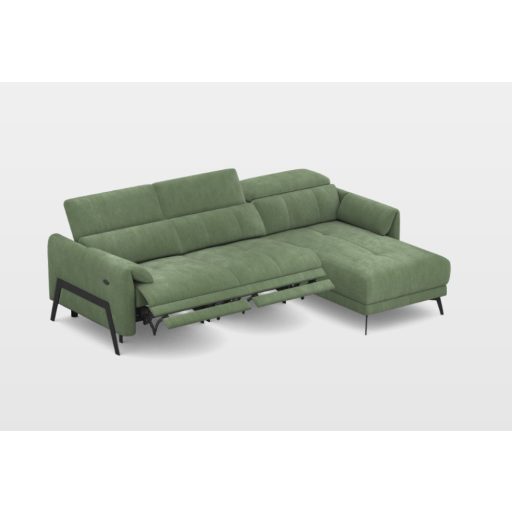 Glado dupla elektromos relax sarokgarnitúra 260 cm X 170 cm - jobbos