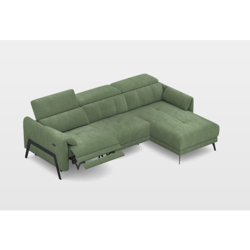 Glado dupla elektromos relax sarokgarnitúra 260 cm X 170 cm - jobbos