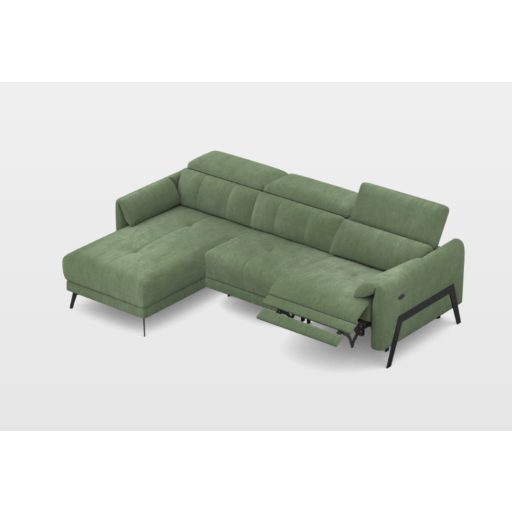 Glado dupla elektromos relax sarokgarnitúra 170 cm X 260 cm - balos