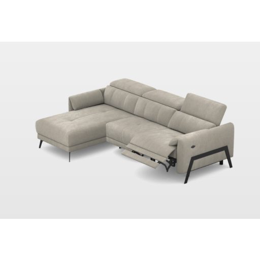 Glado dupla elektromos relax sarokgarnitúra 170 cm X 260 cm - balos