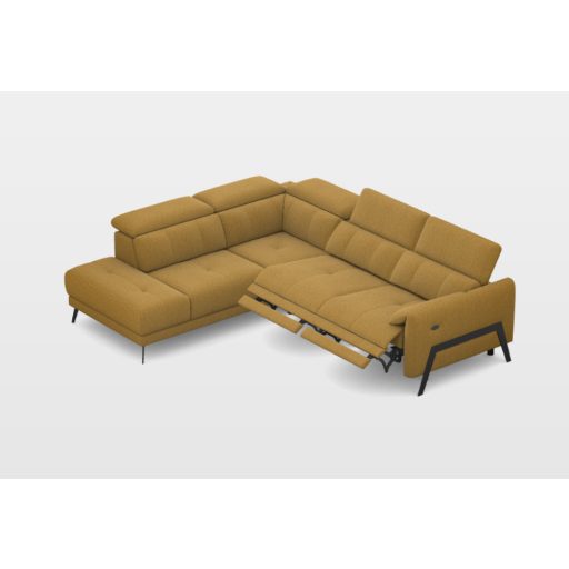 Glado dupla elektromos relax sarokgarnitúra 234 cm X 289 cm - balos