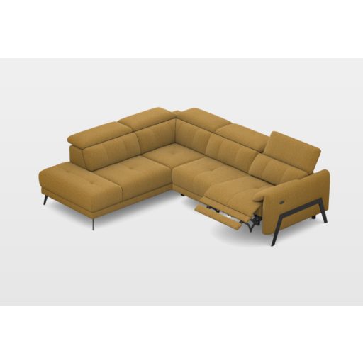 Glado dupla elektromos relax sarokgarnitúra 234 cm X 289 cm - balos
