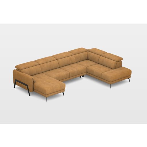 Glado U-alakú sarok ülőgarnitúra 170 cm X 354 cm X 234 cm - jobbos