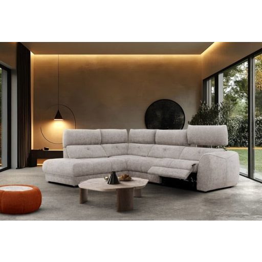 Gordon sarok ülőgarnitúra 217 cm X 281 cm - balos - két elektromos relax funkcióval