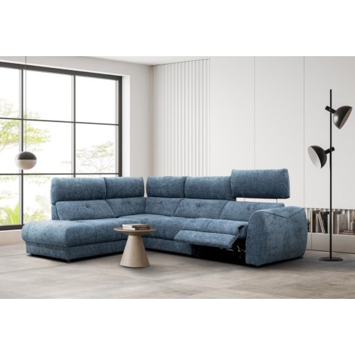 Gordon sarok ülőgarnitúra 217 cm X 281 cm - balos - elektromos relax funkcióval karfa mellett