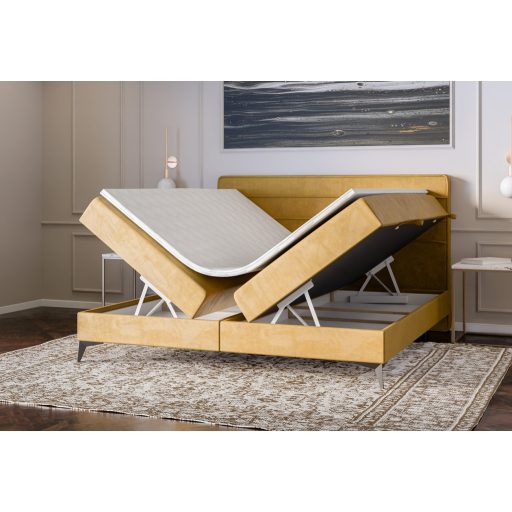 Hozzo kontinentális ágy ágyneműtartóval 120 X 200