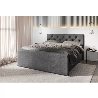 Huggo boxspring ágy ágyneműtartóval 200 X 200