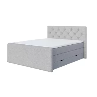 Huggo boxspring ágy ágyneműtartóval 200 X 200