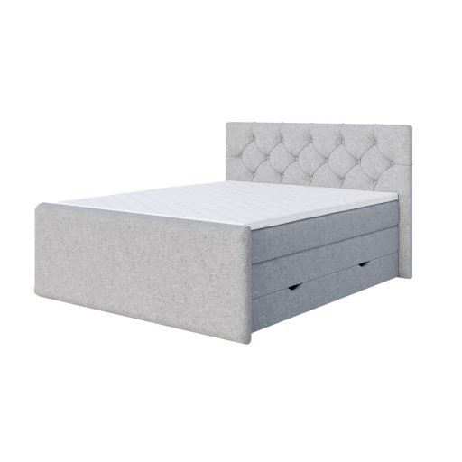 Huggo boxspring ágy ágyneműtartóval 120 X 200