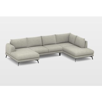   Inferno U-alakú sarokgarnitúra 156 cm X 362 cm X 219 cm - jobbos