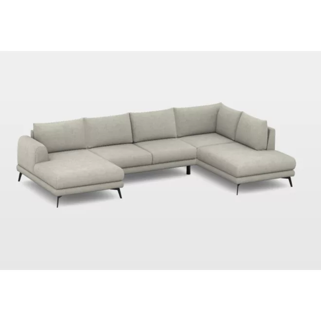 Inferno U-alakú sarokgarnitúra 156 cm X 362 cm X 219 cm - jobbos