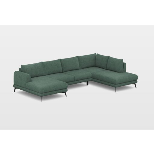 Inferno U-alakú sarokgarnitúra 156 cm X 362 cm X 219 cm - jobbos