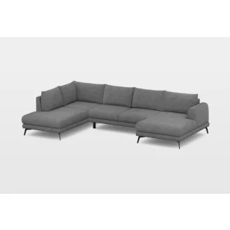   Inferno U-alakú sarokgarnitúra 219 cm X 362 X 156 cm - balos