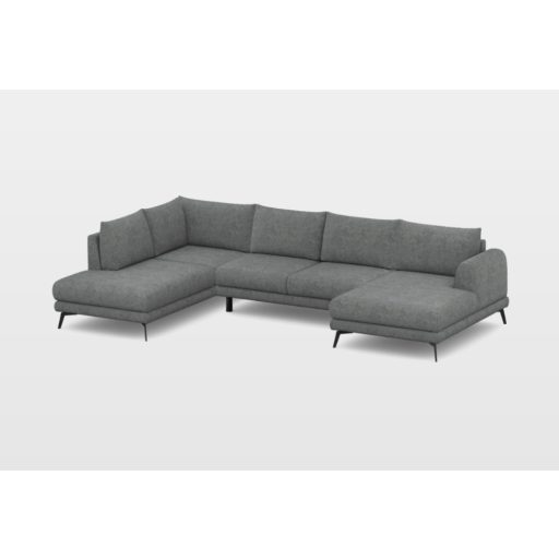 Inferno U-alakú sarokgarnitúra 219 cm X 362 X 156 cm - balos
