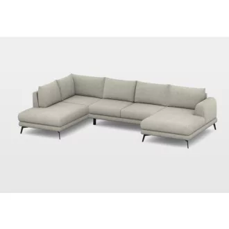   Inferno U-alakú sarokgarnitúra 219 cm X 362 X 156 cm - balos