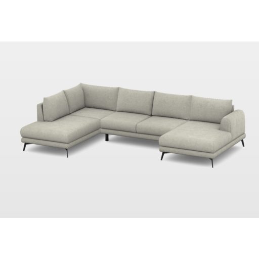 Inferno U-alakú sarokgarnitúra 219 cm X 362 X 156 cm - balos