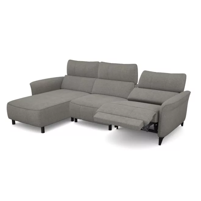 Jazz sarok ülőgarnitúra 165 cm X 275 cm - balos - elektromos relax funkcióval karfa mellett