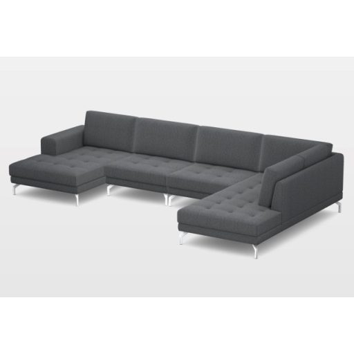 Jenny U-alakú sarokgarnitúra 159 cm X 390 cm X 221 cm - jobbos