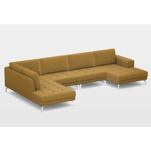 Jenny U-alakú sarokgarnitúra 221 cm X 390 X 159 cm - balos