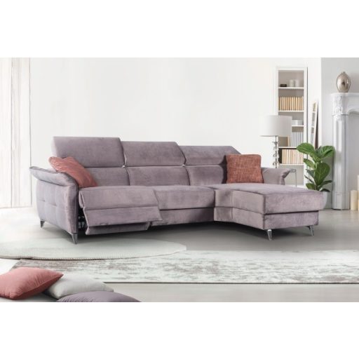 Justin dupla elektromos relax sarokgarnitúra 290 cm X 170 cm - jobbos