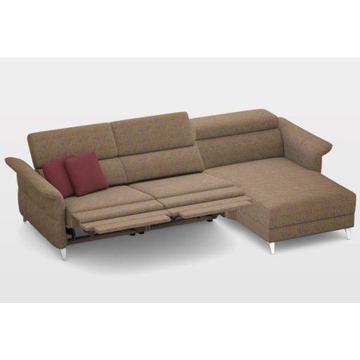 Justin dupla elektromos relax sarokgarnitúra 290 cm X 170 cm - jobbos