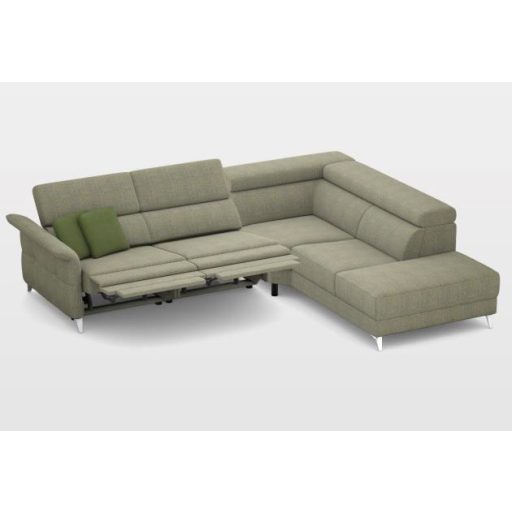 Justin dupla elektromos relax sarokgarnitúra 295 cm X 238 cm - jobbos