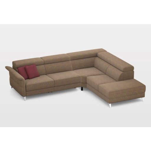 Justin elektromos relax sarokgarnitúra 295 cm X 238 cm - jobbos (relax  karfa mellett)