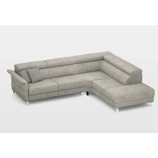 Justin elektromos relax sarokgarnitúra 295 cm X 238 cm - jobbos (relax  karfa mellett)