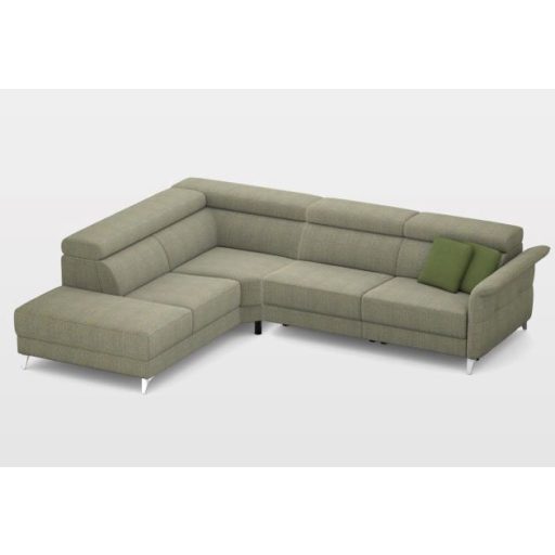 Justin elektromos relax sarokgarnitúra 238 cm X 295 cm - balos (relax  karfa mellett)