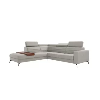  Amarano L-alakú ágyazható sarokkanapé - balos - 273 cm X 255 cm (OTOML+E+S2,5FR)