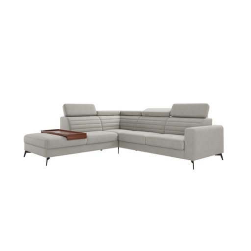 Amarano L-alakú ágyazható sarokkanapé - balos - 273 cm X 255 cm (OTOML+E+S2,5FR)