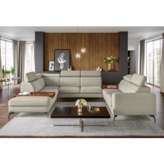   Amarano U-alakú ágyazható sarokkanapé - jobbos - 263 cm X 359 cm X 256 cm (OTOML+E+2,5F+E2+S2R)