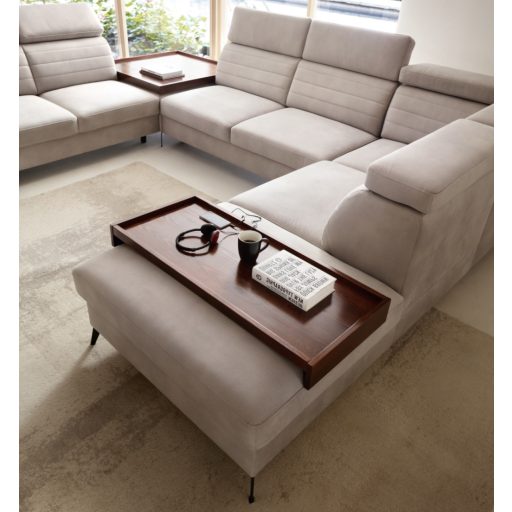 Amarano U-alakú ágyazható sarokkanapé - balos - 256 cm X 359 cm X 263 cm (S2L+E+2,5F+E2+OTOMR)