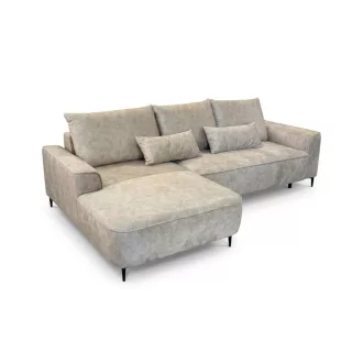   Bizzante sarokkanapé ágyneműtartós és ágyazható - balos 277 cm X 175 cm - Terra13 bézs kiállítási kedvezménnyel