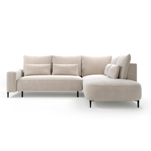 Bizzante sarokgarnitúra ágyneműtartós és ágyazható - jobbos 264 cm X 208 cm