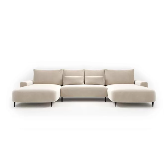Bizzante U-alakú sarokkanapé ágyneműtartós és ágyazható - szimmetrikus  - 175 X 373 X cm X 175 cm