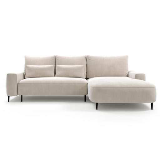 Bizzante sarokgarnitúra ágyneműtartós és ágyazható - jobbos 277 cm X 175 cm