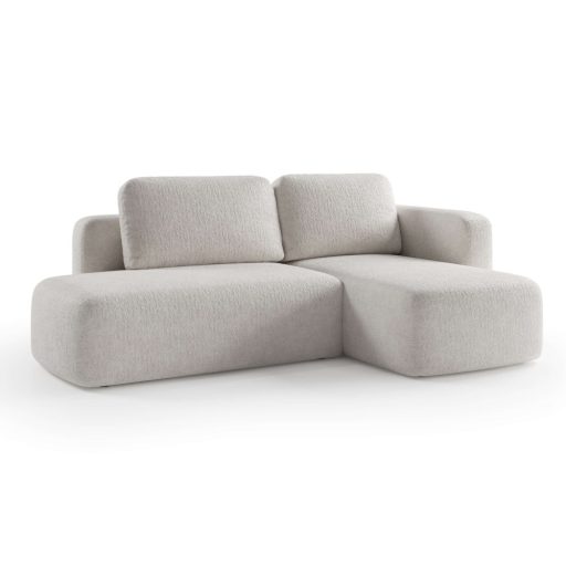Cosy kis L-alakú sarok ülőgarnitúra ágyneműtartós és ágyazható - jobbos 244 cm X 160 cm