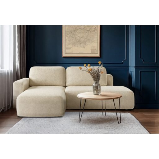 Cosy kis sarokgarnitúra ágyneműtartós és ágyazható - balos 244 cm X 160 cm