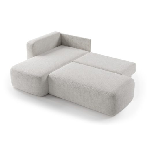 Cosy kis L-alakú sarokülő ágyneműtartós és ágyazható - balos 244 cm X 160 cm
