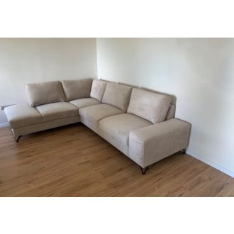   LS Flavio L-alakú ágyazható sarokgarnitúra - balos - 283 cm X 214 cm Miltonnew03 vízlepergető szövettel - kiállítási kedvezménnyel